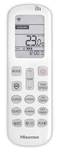 Настенный инверторный кондиционер Hisense AS-24UW4RBTKB00 серия ZOOM DC Inverter