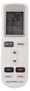Кассетный инверторный кондиционер QuattroClima QV-I24CGE/QN-I24UGE/QA-ICP14