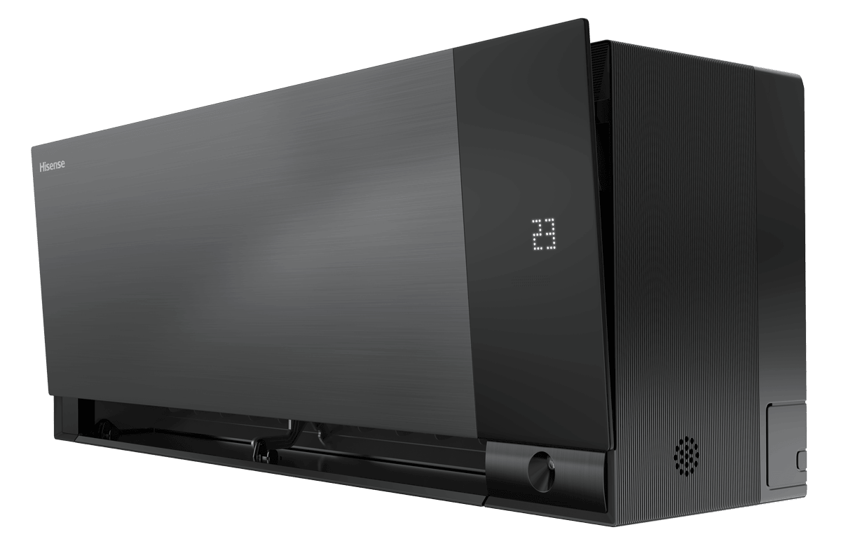 Настенный инверторный кондиционер Hisense AS-18UW4RFMQK00(B) серия SENSATION SLIDER PRO CARBON SUPERIOR DC Inverter
