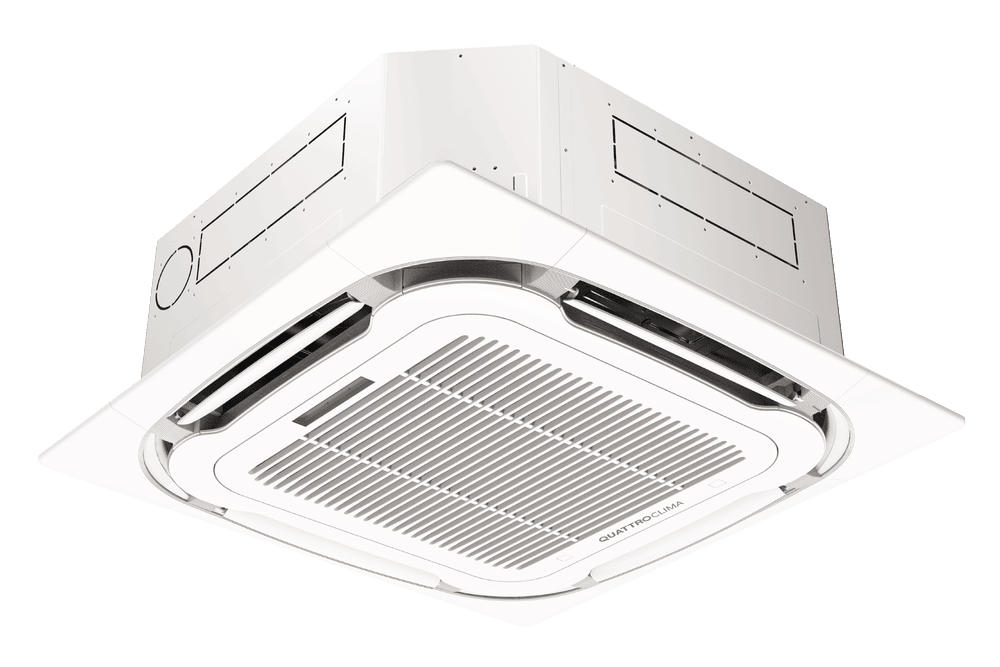 Кассетный инверторный кондиционер QuattroClima QV-I12CGE/QN-I12UGE/QA-ICP13