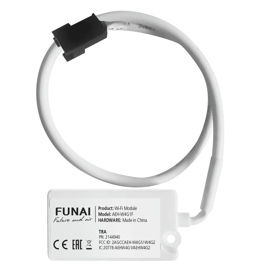 Wi-Fi-модуль FUNAI AEH-W4G1F для сплит-систем SENSEI 2025 (D06), SENSEI Inverter и мульти-сплит систем ORIGAMI AEH-W4G1F