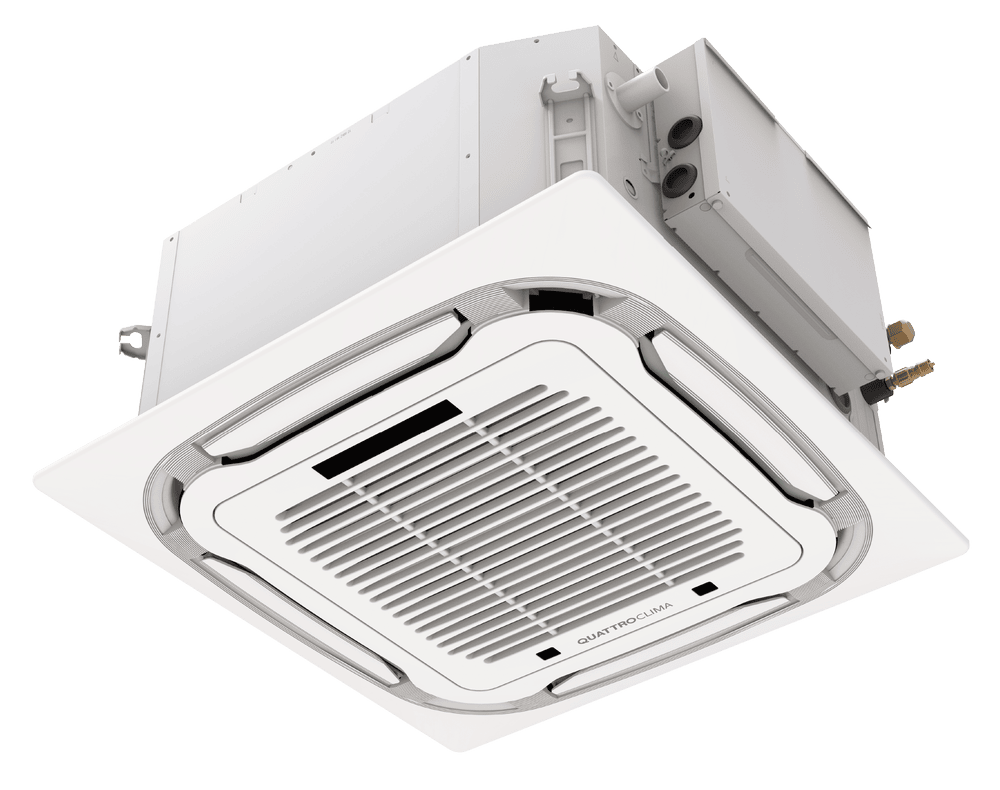Кассетный инверторный кондиционер QuattroClima QV-I12CGE/QN-I12UGE/QA-ICP13