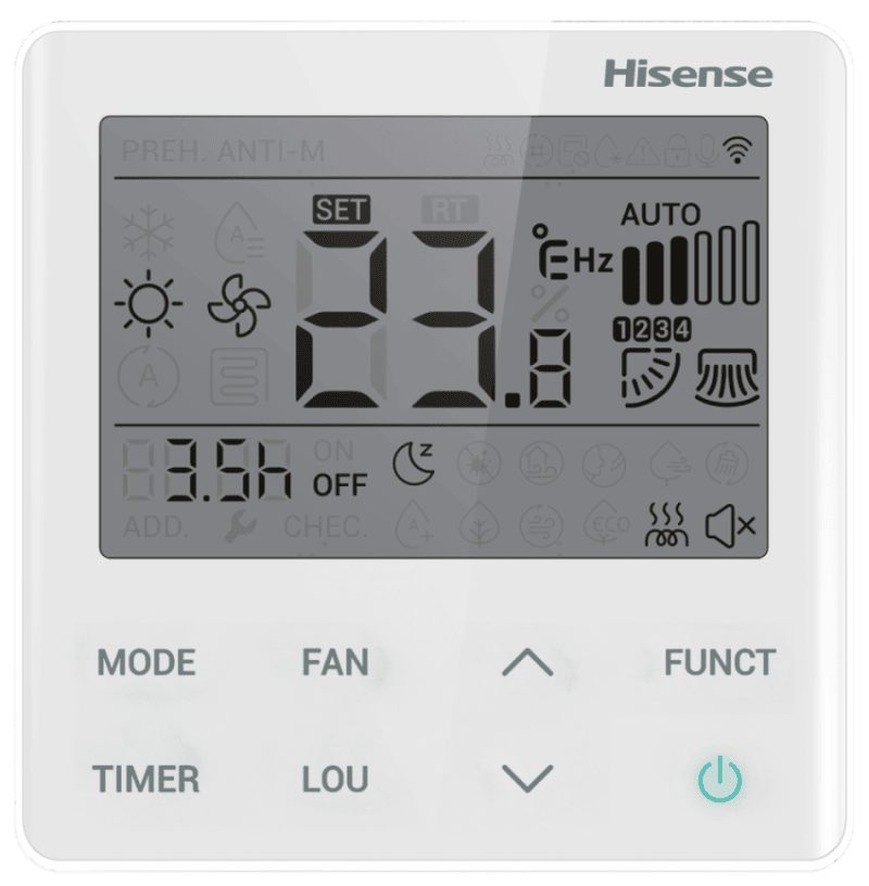 Внутренний блок канального типа инверторной мульти-сплит системы Hisense ADT-18UX4RCL8 серия MULTI EU DC Inverter