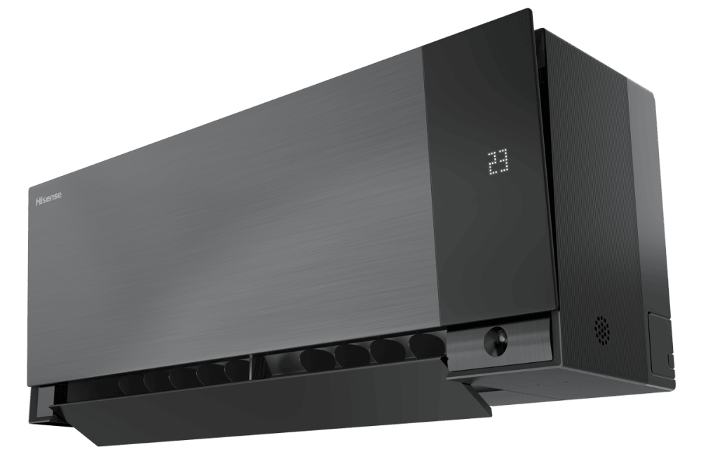 Настенный инверторный кондиционер Hisense AS-18UW4RFMQK00(B) серия SENSATION SLIDER PRO CARBON SUPERIOR DC Inverter