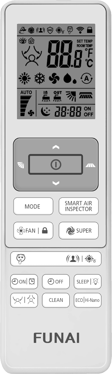 Настенный инверторный кондиционер Funai RACI-EM35HP.D04 серия EMPEROR SMART EYE Inverter