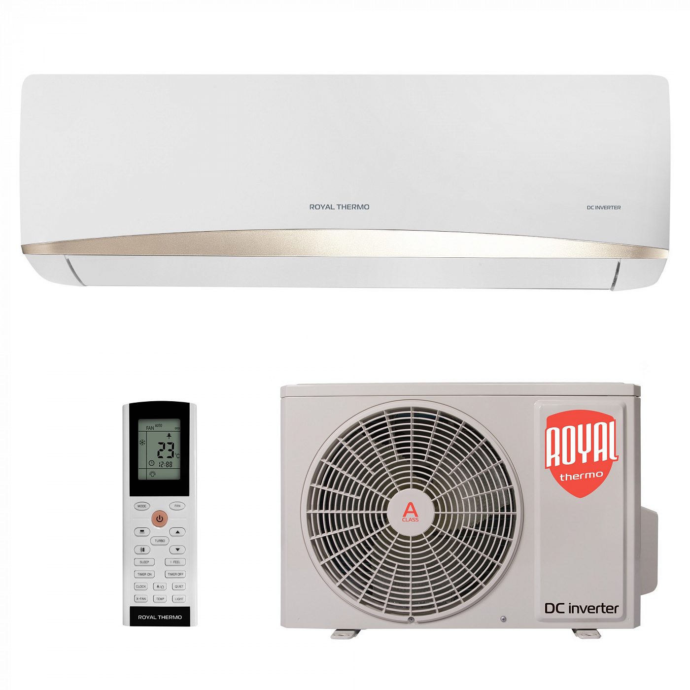 Настенный инверторный кондиционер Royal Thermo RTPI-24HN8 серия Perfecto DC