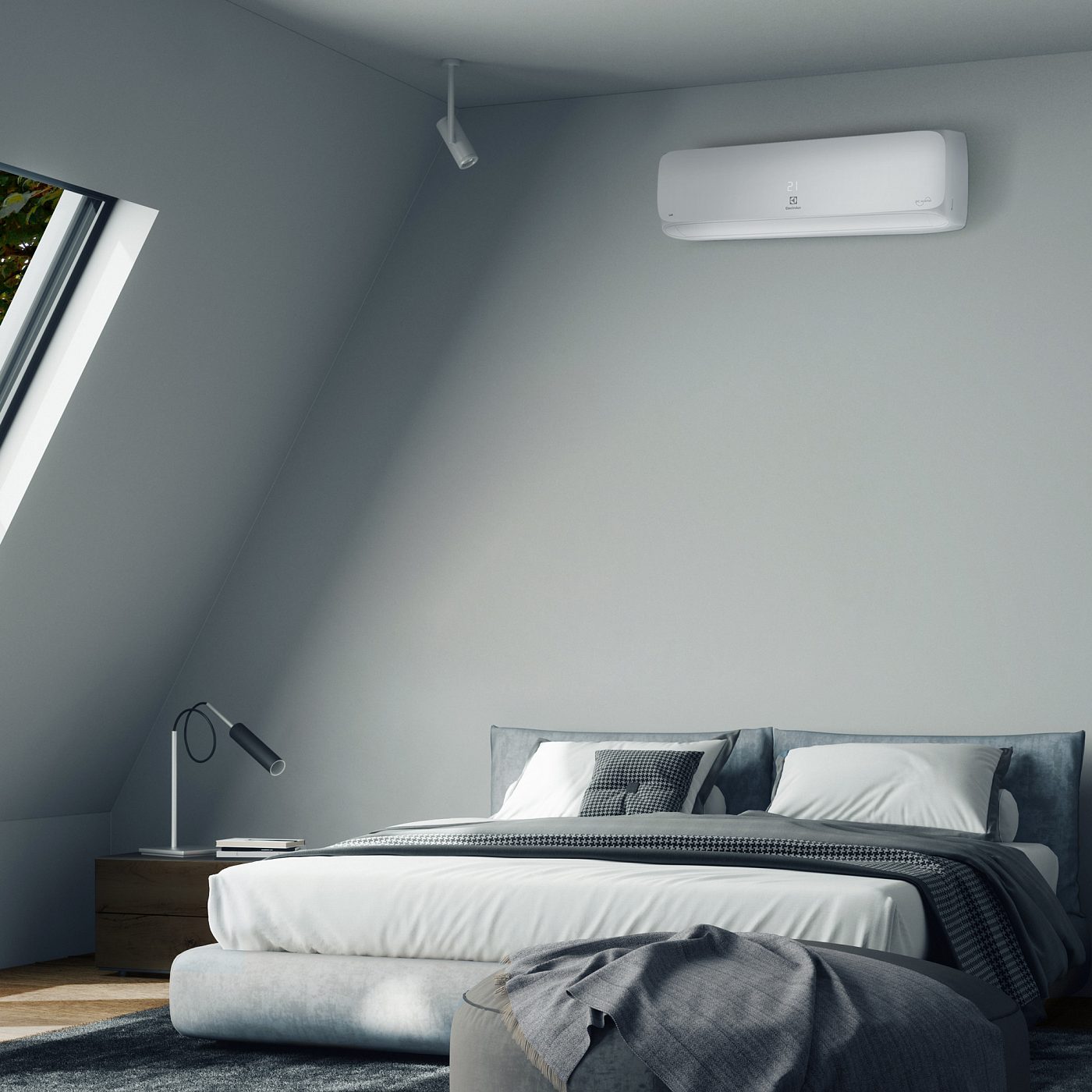 Настенный инверторный кондиционер Electrolux EACS/I-24HAL/N8 серия Loft DC