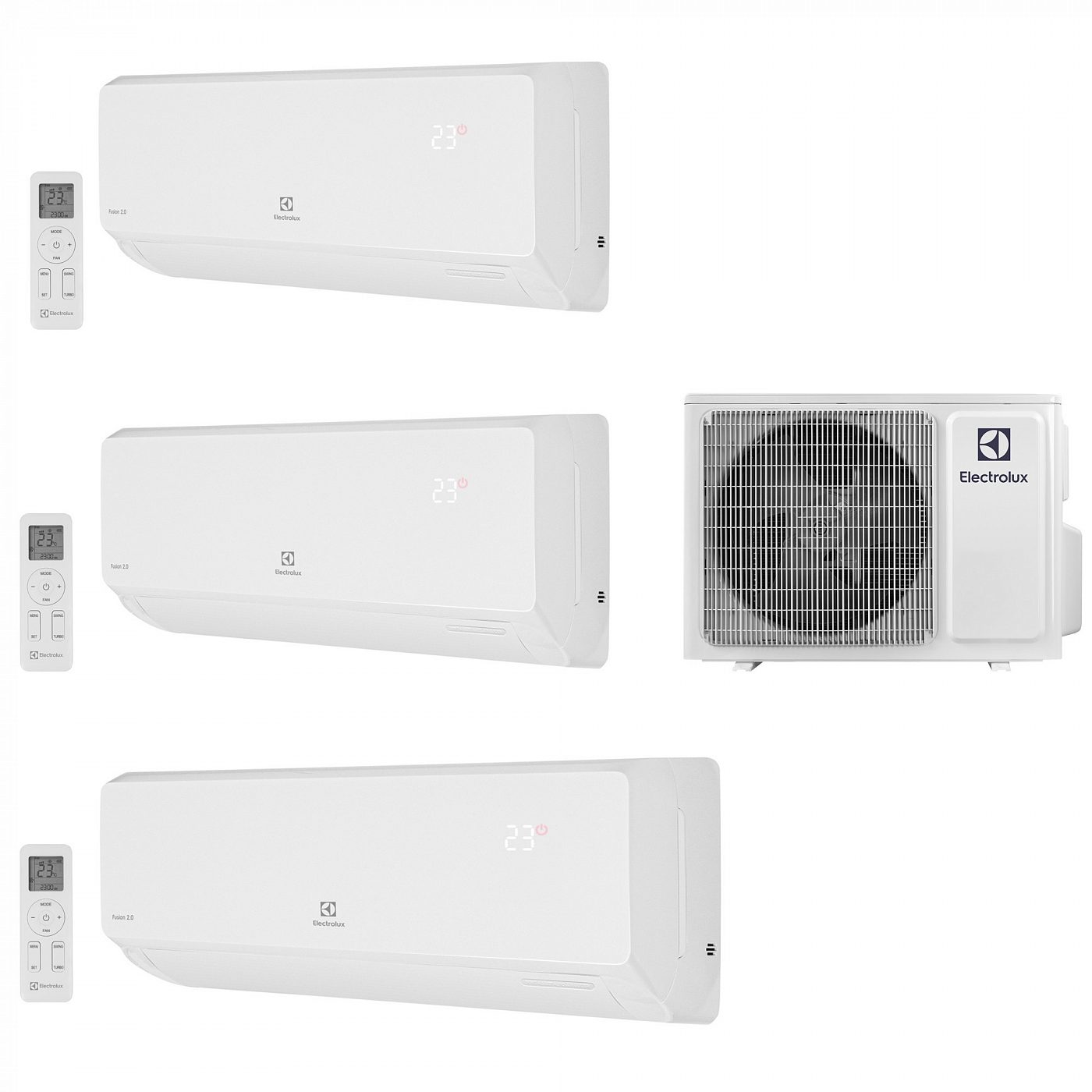 Наружный блок инверторной мульти-сплит системы Electrolux EACS/I-12+07+07+07 НMB FMI-28-4/N8