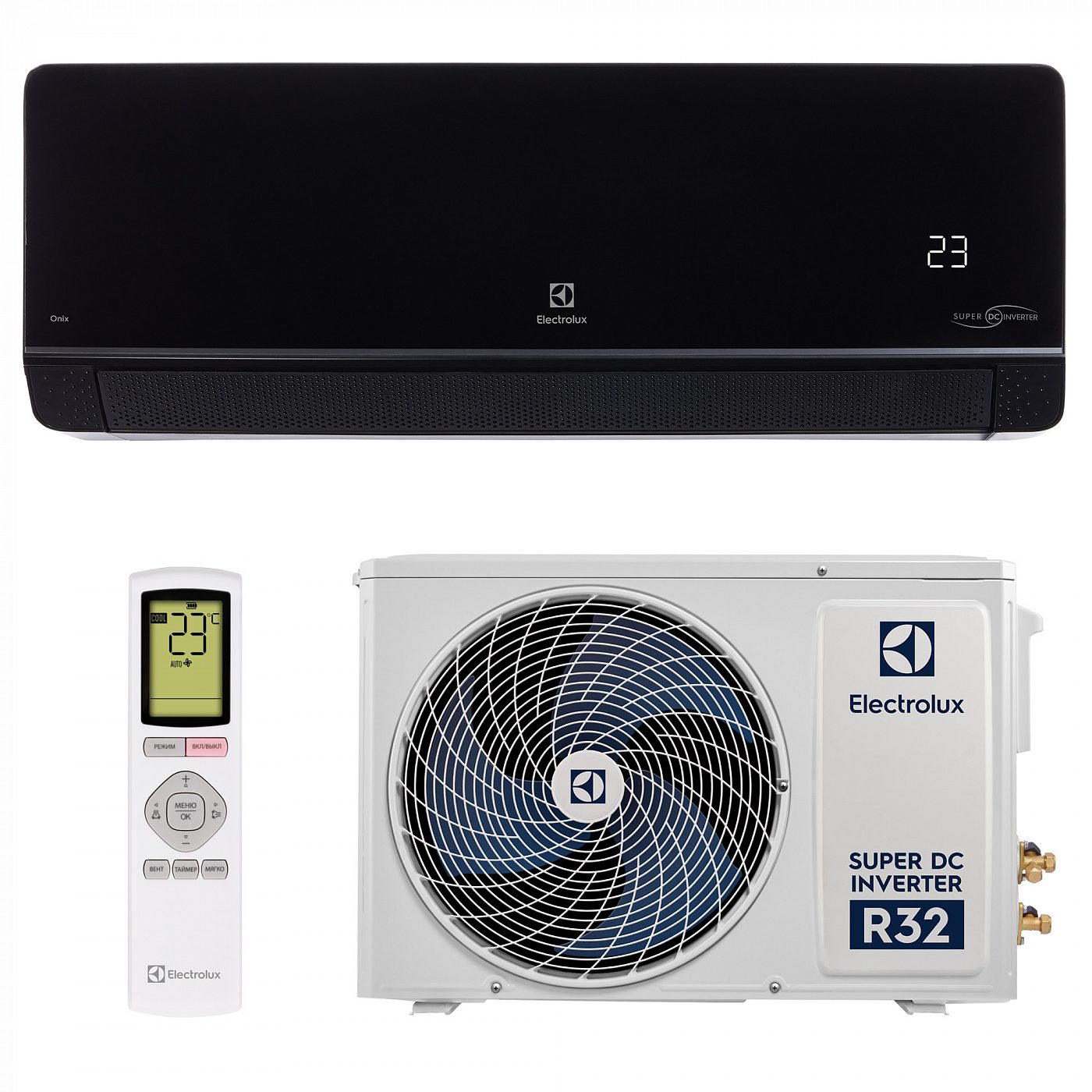 Настенный инверторный кондиционер Electrolux EACS/I-09HIX-BLACK/N8 серия Onix Black Super DC