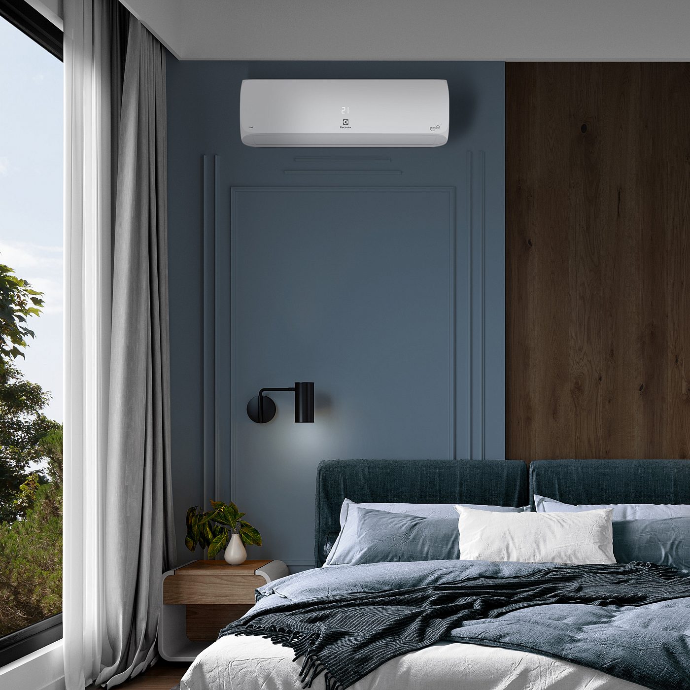 Настенный инверторный кондиционер Electrolux EACS/I-12HAL/N8 серия Loft DC