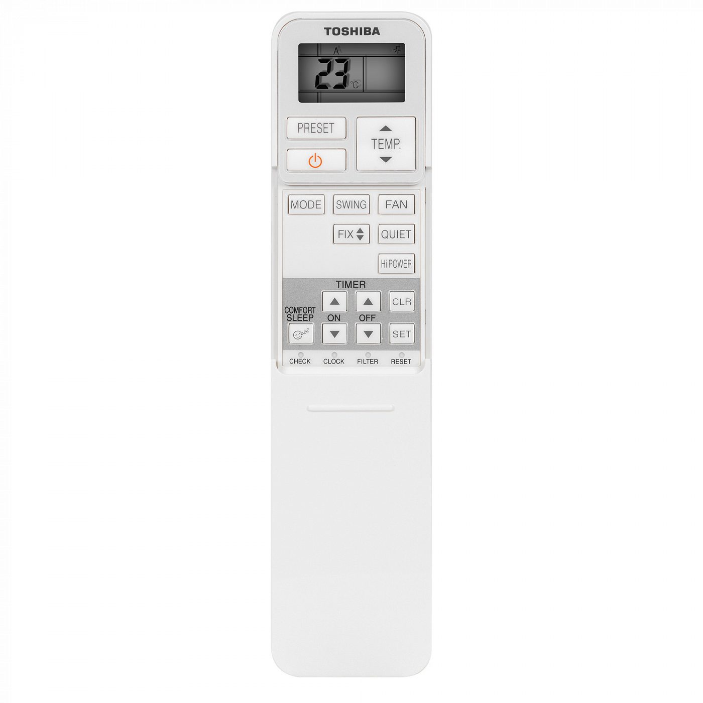 Комплект ИК-пульта с ИК-приёмником для кассетных блоков TOSHIBA RBC-AXU31U-E
