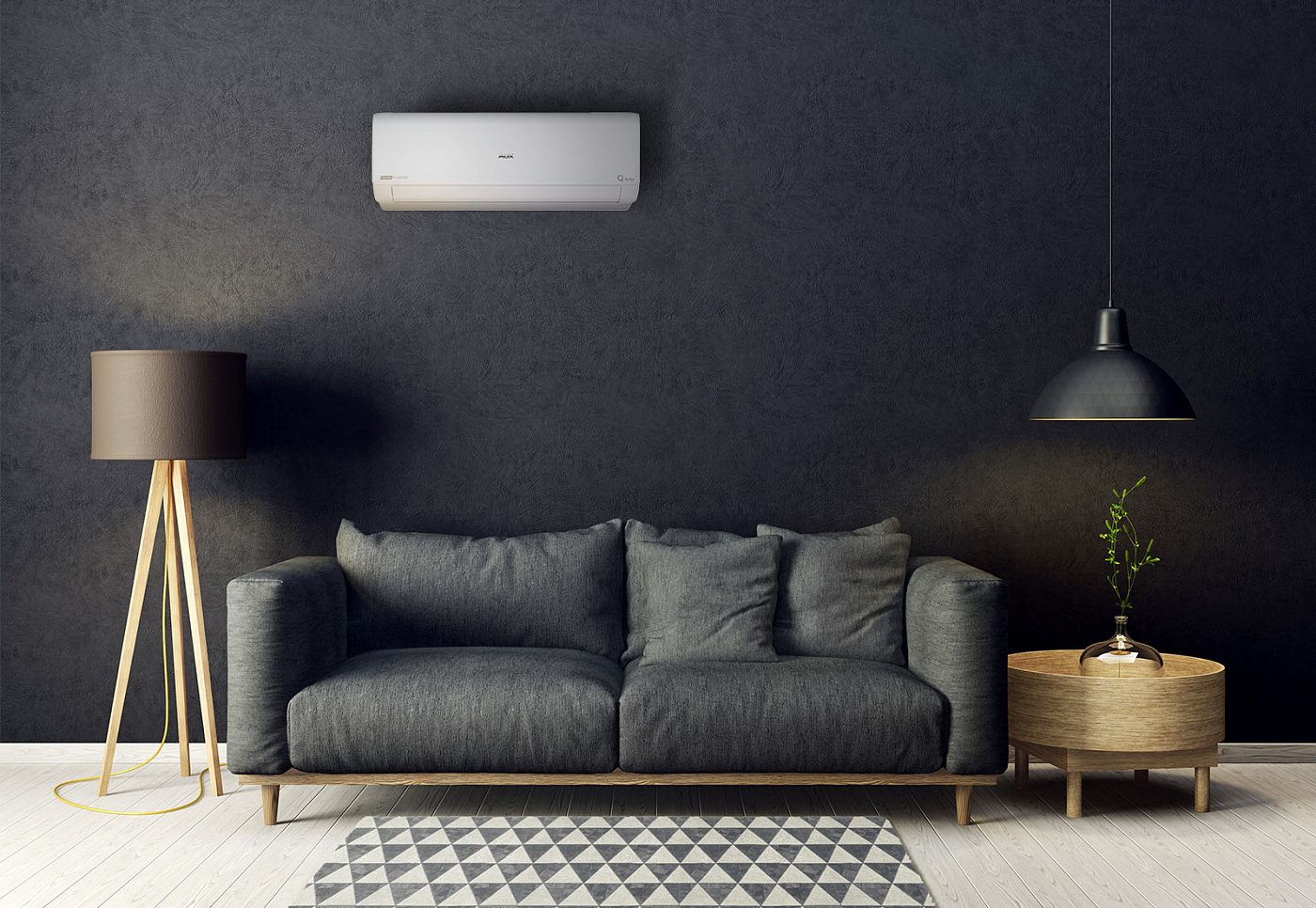 Настенный инверторный кондиционер AUX ASW-H09A4/HA-R2DI серия Q Smart Series Inverter