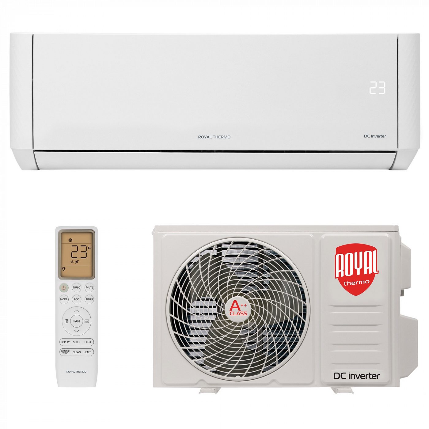 Настенный инверторный кондиционер Royal Thermo RTBI-12HN8/white серия Barocco DC White
